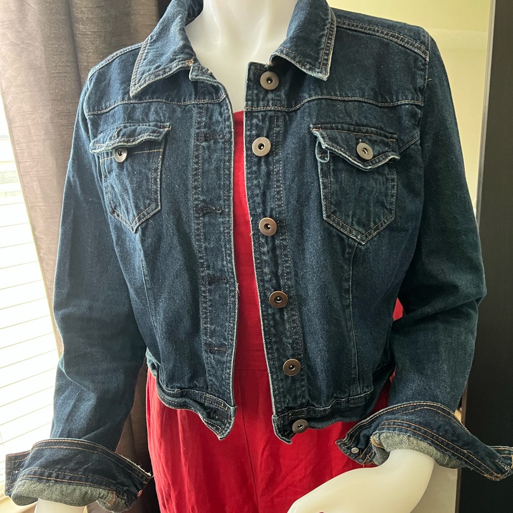 Cropped Denim Jacket